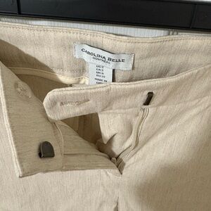 Carolina Belle Cream Chinos Casual Comfort
